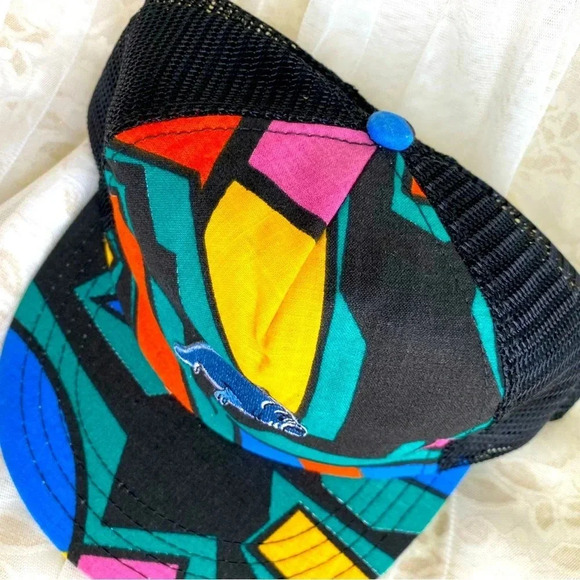 Baby/Toddler Girls Baseball Cap Multicolors with Manatee Patch & Netted Design - Picture 3 of 5